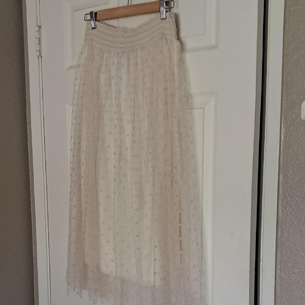Elegant Cream Skirt